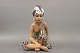 Orientalsk figur Bali Kvinde af Dahl Jensen nr. 1136 
Flot stand
