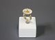 Marguerite ring by Bernhard Hertz in gilded 925 sterling. 
5000m2 showroom.