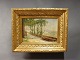 Oil painting on canvas in frame decorated with gold leaf, signed K. Geh.
5000m2 showroom.