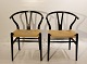 A pair of wishbone chairs, Y-chair, model CH24, by Hans J. Wegner and Carl 
Hansen & Son, from 2008.
5000m2 showroom.