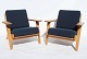 A pair of armchairs, model GE290, by Hans J. Wegner and Getama, from the 1960s.
5000m2 showroom.