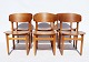 Set of six dining room chairs - Model 122 - Teak - Børge Mogensen - Søborg 
Møbelfabrik - 1960