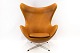 The Egg - Model 3316 - Cognac Classic Leather - Arne Jacobsen - Fritz Hansen