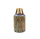Ceramic vase with brown and blue glaze, no.: 3301, by Søholm ceramic. 
5000m2 showroom.
Great condition
