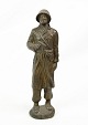 Soldier Figure - Patinated Metal - 1940
Great condition
