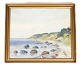 Maleri, lærredet, landskabs motiv, Frit Jacobsen, 1930, 36x42,5
Flot stand
