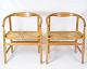 Armchair - PP201 - Oak - Wenge wood inlay in the backrest - Paper yarn - 
designed in 1969
Great condition
