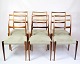 Set of Six High-Backed Dining Chairs - Rosewood & Green Velour Seat - Sorø 
Furniture Factory - 1960s
Great condition
