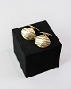 Cufflinks - 14 carat gold - Stamped 585 - Grooved surface design
Great condition
