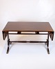 Coffee Table With Flaps - Style By Hepplewhite - Mahogany - 1960s
