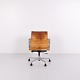 Charles Eames Office Chair Model EA 117 in Aluminium and Cognac Leather, Vitra