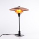 Poul Henningsen Table Lamp Model PH 3.5/2 in Copper with Amber Shades and Base in Burnished Brass, Louis Poulsen 1930s