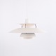Poul Henningsen Pendant Model PH 5 in White Lacquered Metal, Louis Poulsen