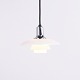 Poul Henningsen Pendant Lamp Model PH 2/1 in Chrome for Louis Poulsen