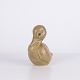 Duck Figure in Glazed Ceramic by Knud Basse, Danish Design, 1960s