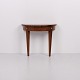 Antique Console Table in Fruitwood with Marquetry and Gilded Ornaments from the 1880s