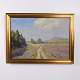Landscape Painting on Canvas in Gilt Frame 57 x 77 cm