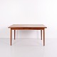 Teak Dining Table with Draw Leaf Extension and 2 Extension Leaves from the 1950s–60s