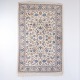 Nain Inspired Oriental Rug with Floral Pattern in Light Tones 240 x 155 cm