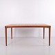 Henry Walter Klein Teak Dining Table with Extension Leaf for Bramin 1970s