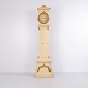 Antique Danish Frøken Bornholm Longcase Clock Painted White from the 1790s