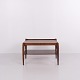 Danish Rosewood Serving Table / Side Table with Shelf circa 1960s