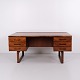 Henning Jensen & Torben Valeur Freestanding Desk for Dyrlund by Schou Andersen Møbelfabrik 1950s