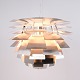 Poul Henningsen Artichoke Pendant in Brushed Steel Ø84 cm for Louis Poulsen