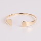 Hans Hansen Open Bangle 14 Karat Gold