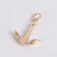 Ole Lynggaard Anchor Pendant 14 Karat Gold