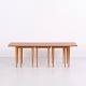 Kurt Østervig Set of Nesting Tables in Oak and Teak 1960s