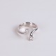 Ole Lynggaard Ring 14 Karat White Gold with Diamonds