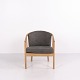 Finn Østergaard Bella Armchair in Light Wood and Grey Wool Stouby