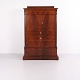 Antique Tall Cabinet with Doors and Drawers 19th Century