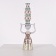Bjørn Wiinblad Figure Candlestick Model L12 in Polychrome Glazed Earthenware 1974