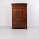 Tall Antique Mahogany Chest of Drawers with Seven Drawers 19th Century