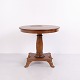 Antique Round Mahogany Pedestal Table Late Empire Circa 1840s