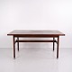 Jens Risom Vintage Rosewood Dining Table with Brass Feet 1960s