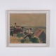 Søren Hjorth-Nielsen Painting From Vesterø on Læsø Signed HN 1955 45 x 52 cm