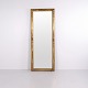 Tall Gilt Mirror with Floral Decoration 1860s 203 x 80 cm